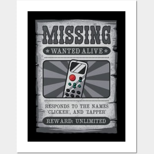 Lost Remote Alert Posters and Art